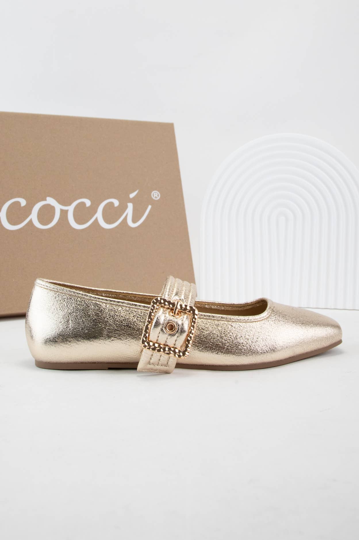 Ballet Style Flats [Gold]