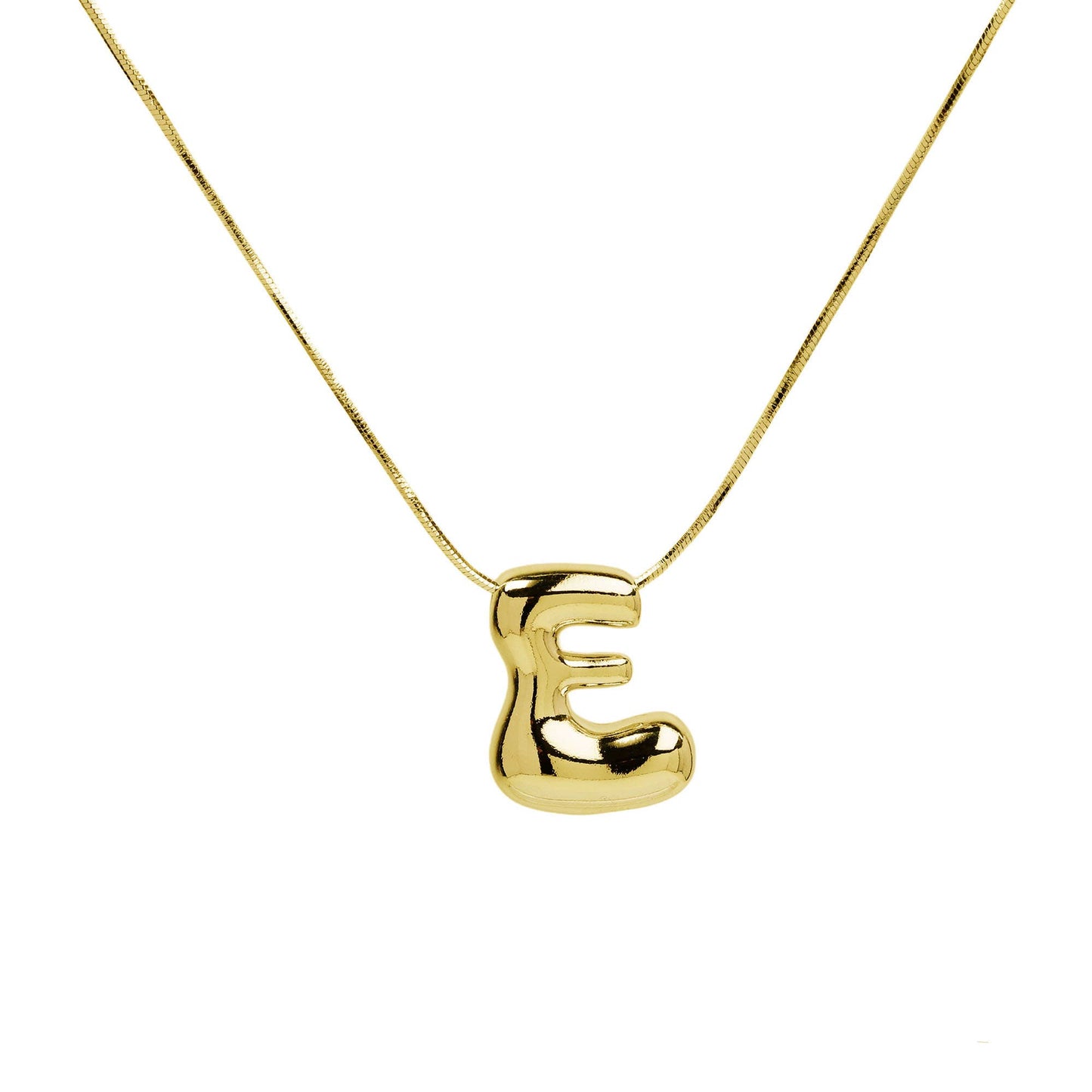 Initial Waterdrop Gold Necklace