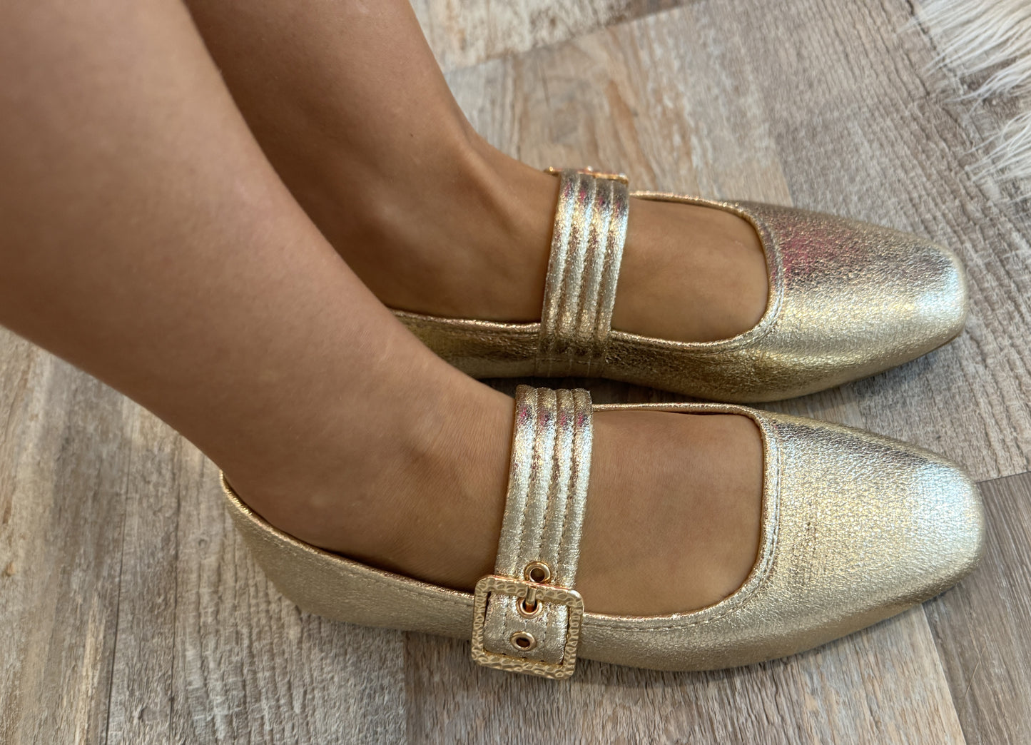 Ballet Style Flats [Gold]