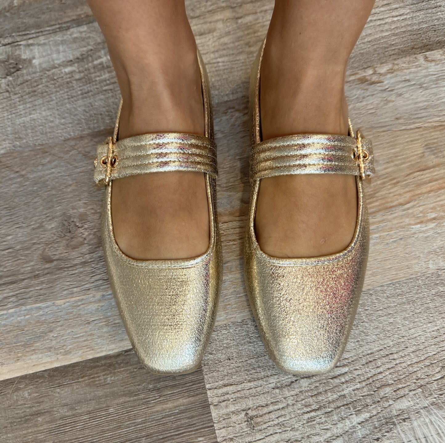 Ballet Style Flats [Gold]