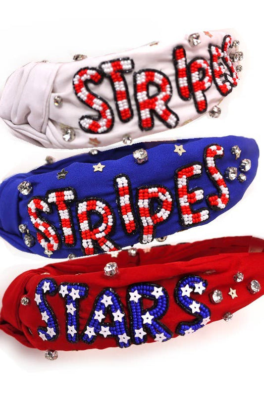 Stars and Stripes Headbands [Red, White or Blue]