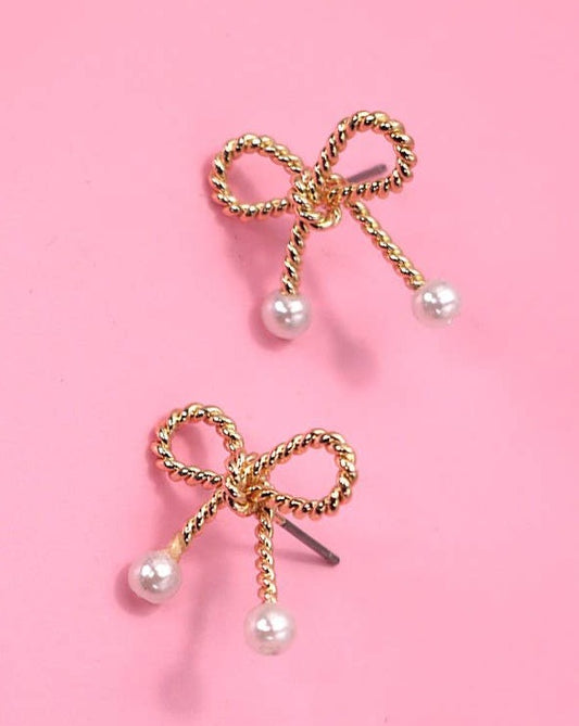 Rope Bow Earrings